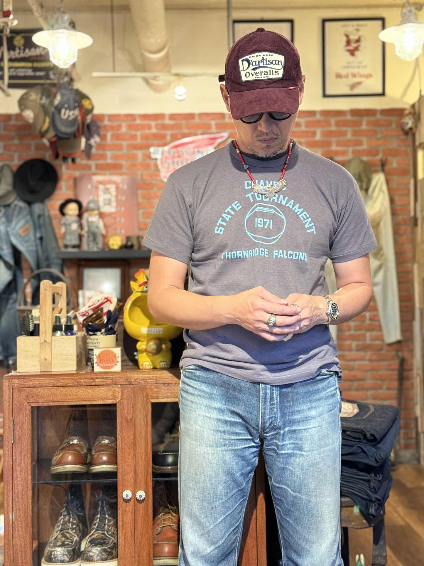 Warehouse & Co Lot 4064 "Falcons" Tee