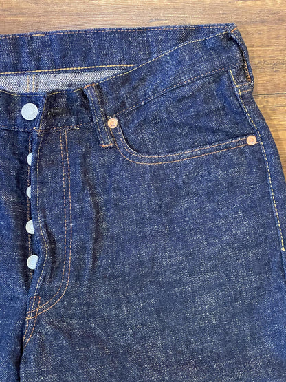 Studio D'Artisan 45th Anniversary "藍極 Ai-KYOKU" 16oz Extreme Slab Jeans