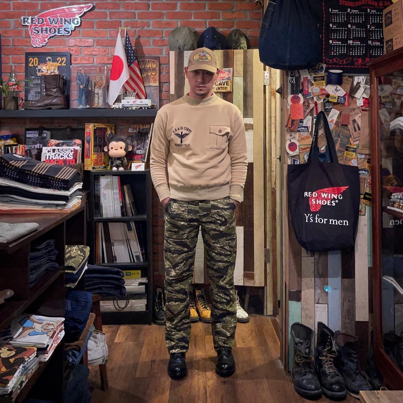 Warehouse & Co "Grenier Field" Military Sweatshirt