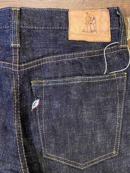 Pure Blue Japan WSB-019 16oz Slub Relaxed Tapered Jeans