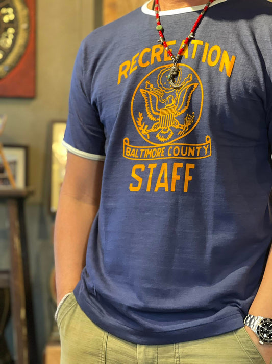 Warehouse & Co Lot 4059 "Baltimore County Staff" Ringer Tee
