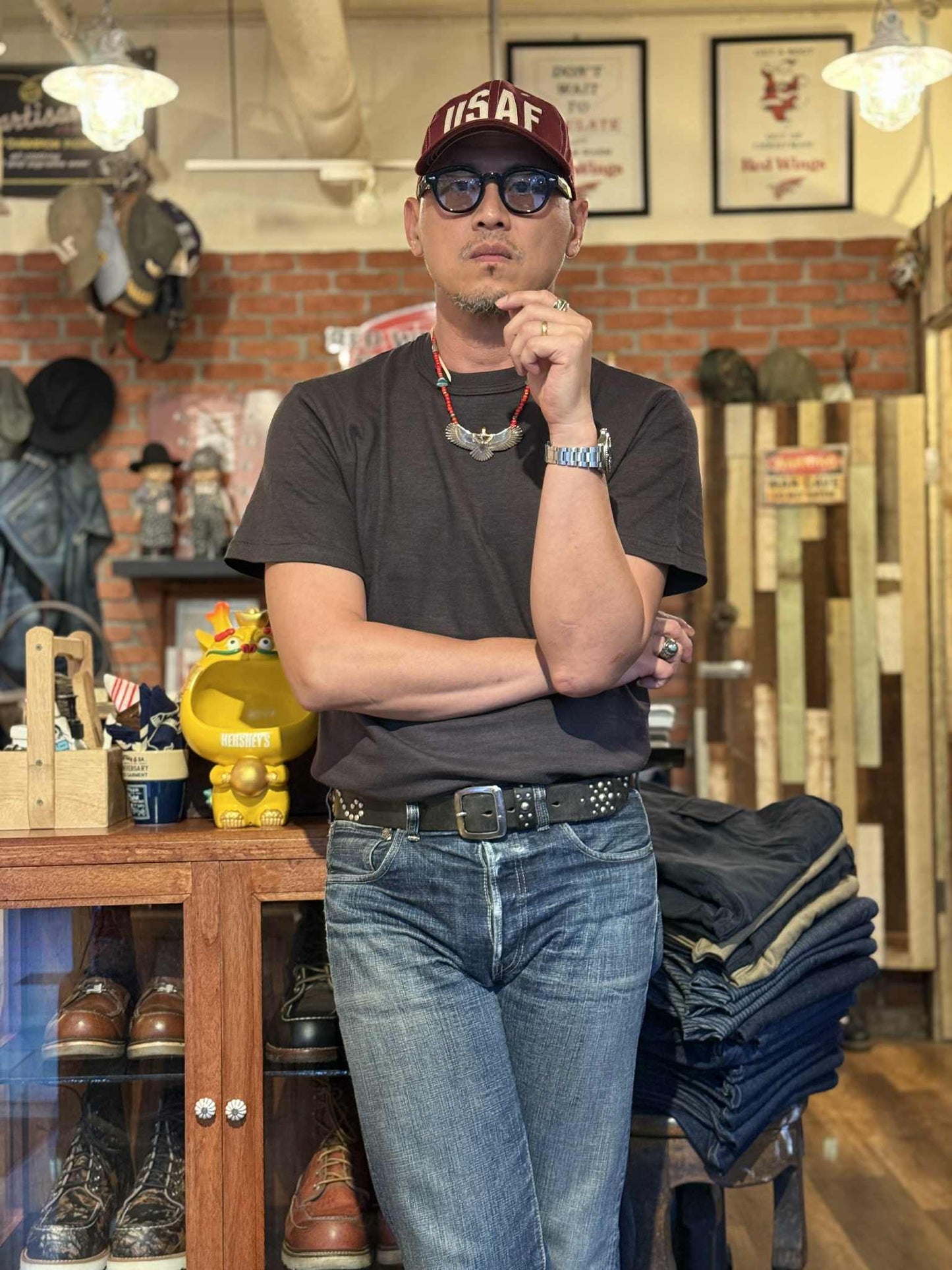 Warehouse & Co Lot 4601 Crew Neck Tee - Sumikuro