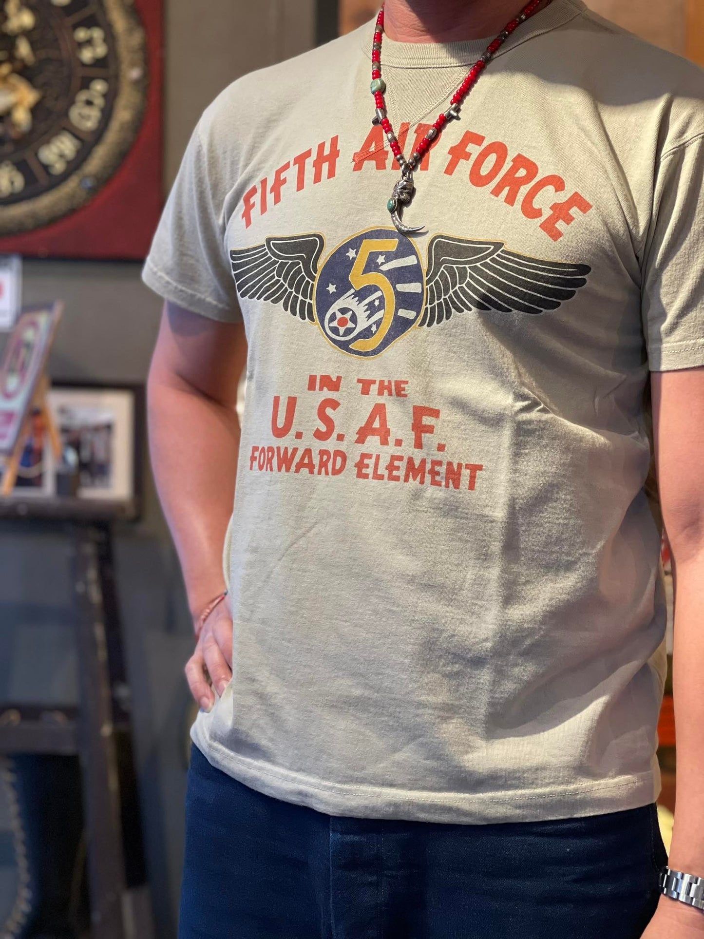 Toys McCoy "Fifth Air Force" Military Tee