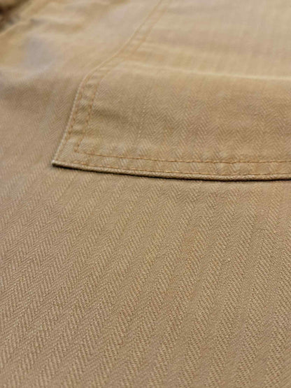 Pure Blue Japan Sulfur Dyed Herringbone Work Pants - Camel