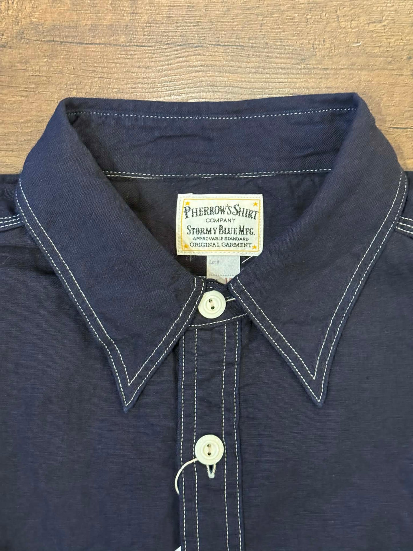 Pherrow's Classic Work Shirt - Indigo