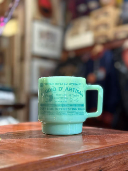 Studio D'Artisan Olde Milk Glass Mug