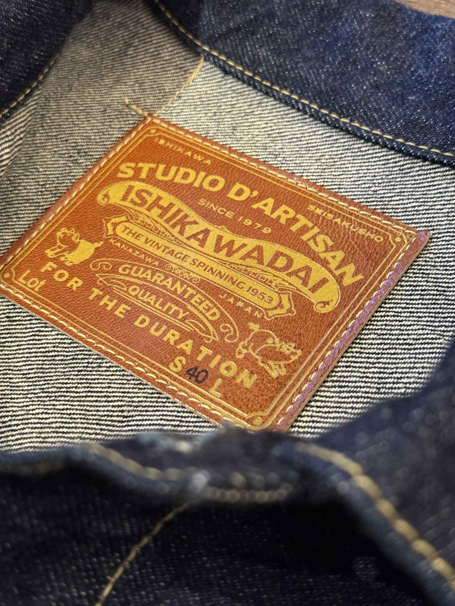 Studio D'Artisan "Ishikawadai" War Denim Jacket