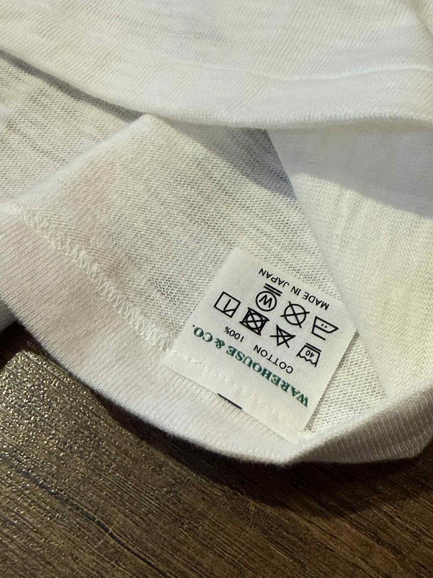 Warehouse & Co Lot 4601 Classic Henley Tee - Off White