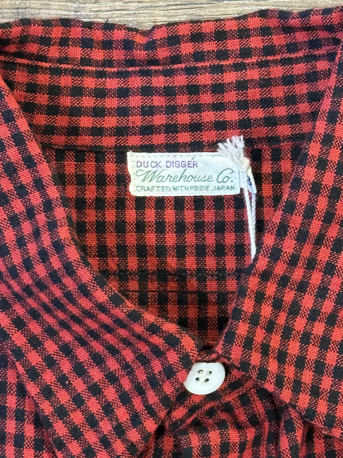Warehouse & Co "Gingham" Long Sleeve Check Work Shirt