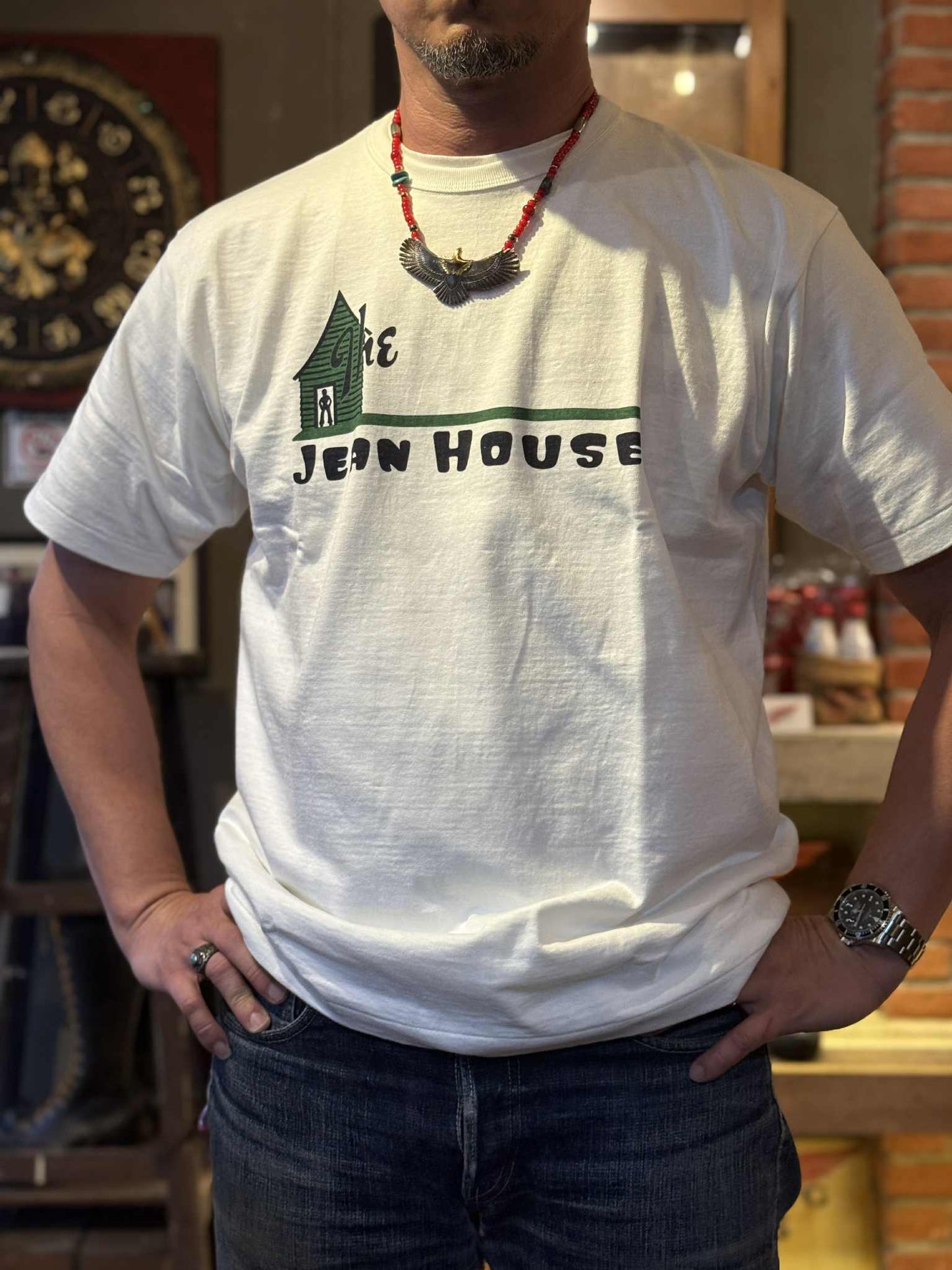 Denime "The Jean House" Tee - Off White