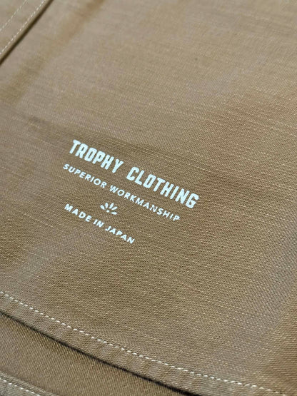 Trophy Clothing "Harvest" Back Satin L/S Shirt - Khaki