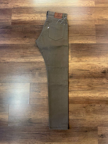 Pure Blue Japan 1175-OLV Heavy Duck Cloth Relaxed Tapered Pants