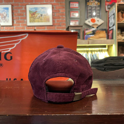 Studio D'Artisan Corduroy Cap - Burgundy