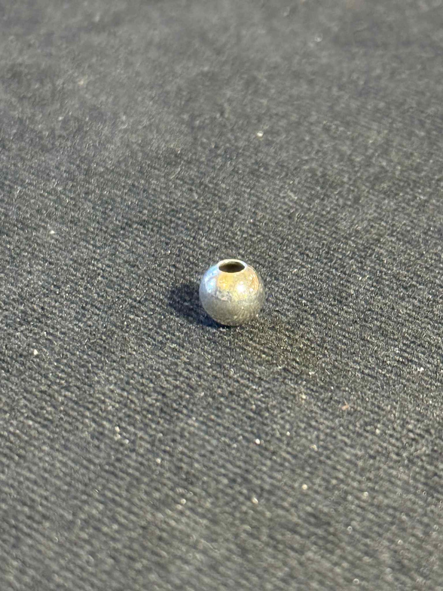 First Arrow's Silver Beads - 6mm