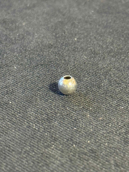 First Arrow's Silver Beads - 6mm