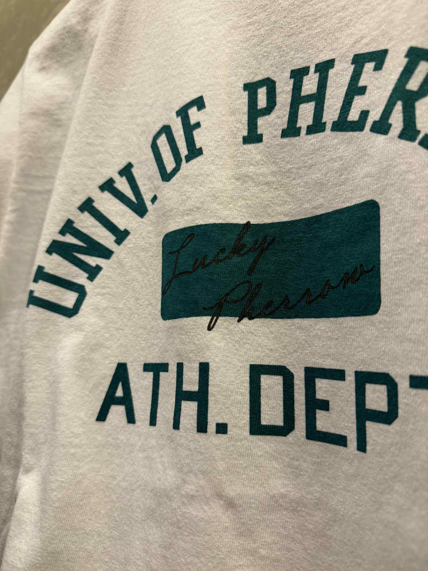 Pherrow's "Univ Of Pherrow" Tee - White