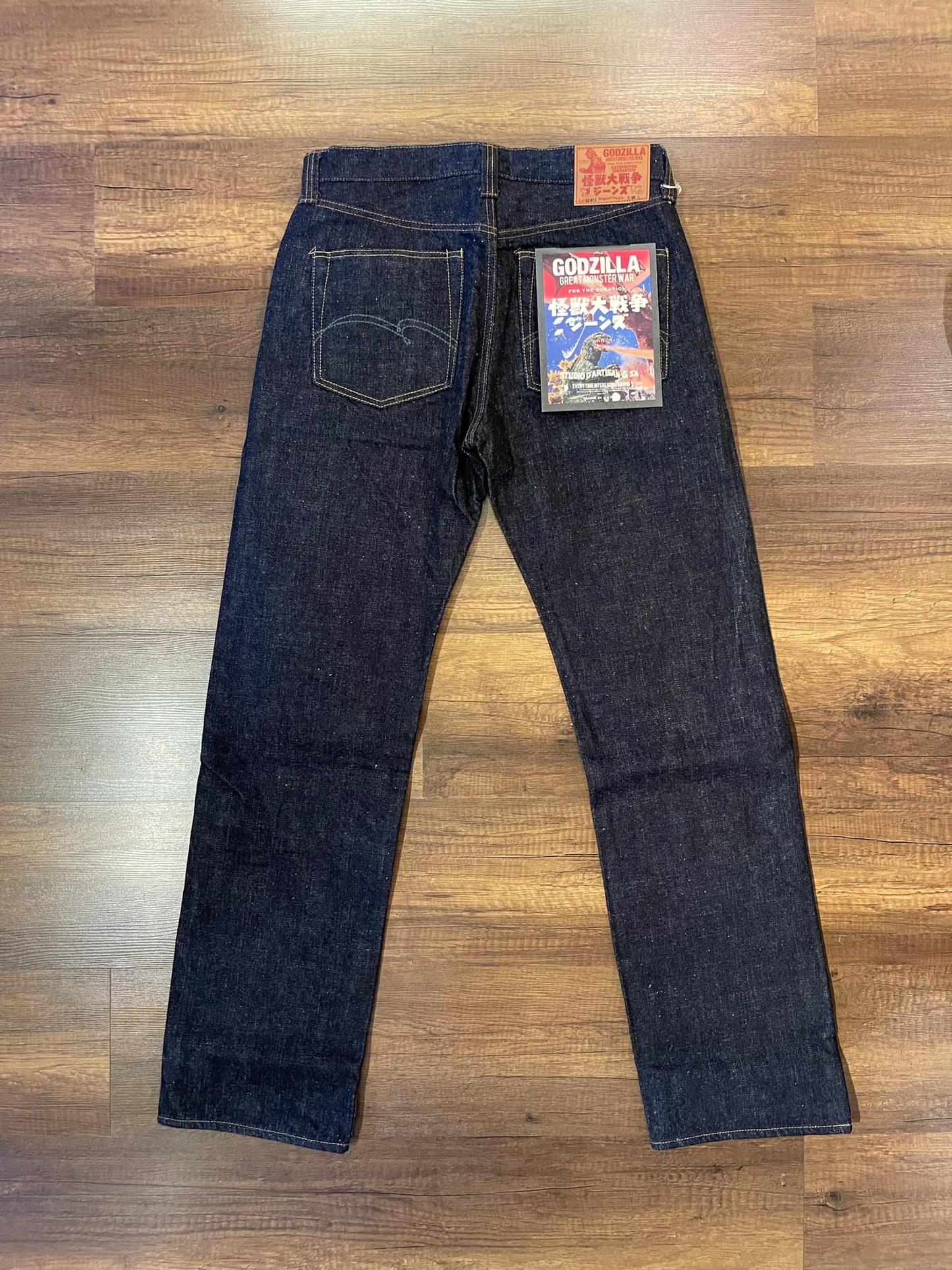 Studio D'Artisan "Godzilla - War Of The Monsters" 18oz Denim - One Washed