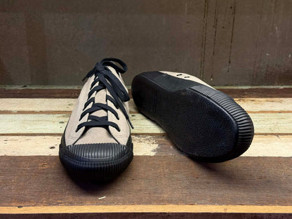 PRAS SHELLCAP Series - LOW VEGAN SUEDE /  Gray x Black