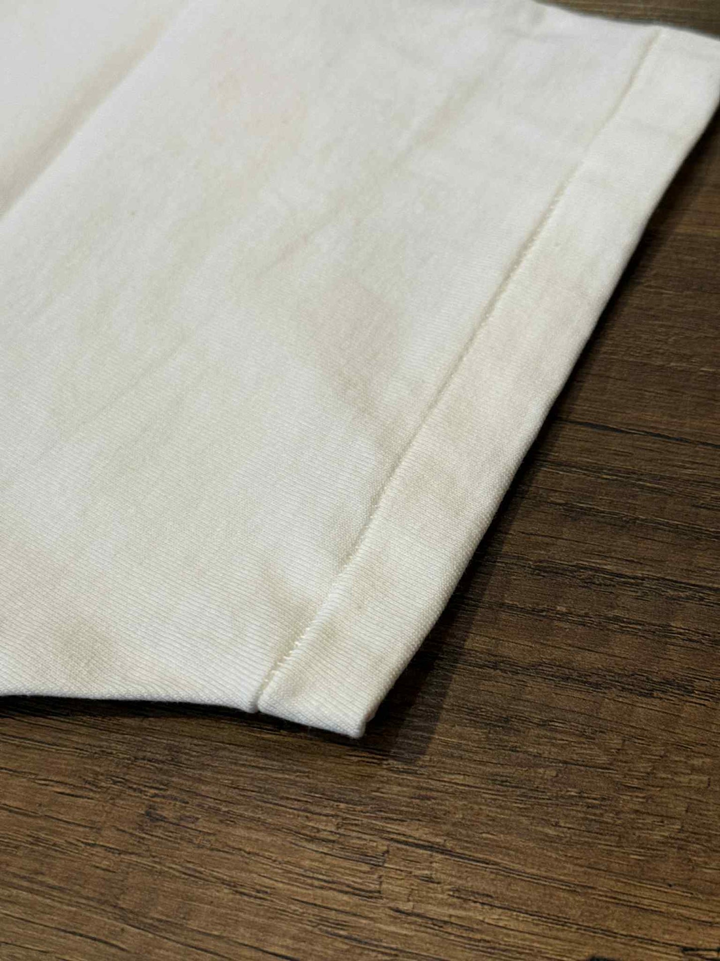 Denime Classic Pocket Crew Neck Tee - Off White