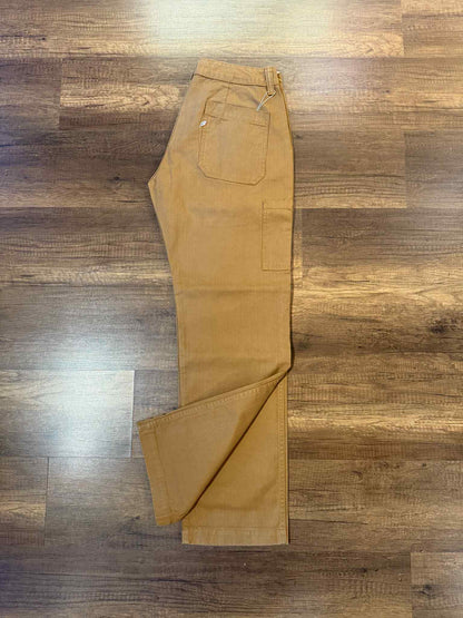 Pure Blue Japan Sulfur Dyed Herringbone Work Pants - Camel