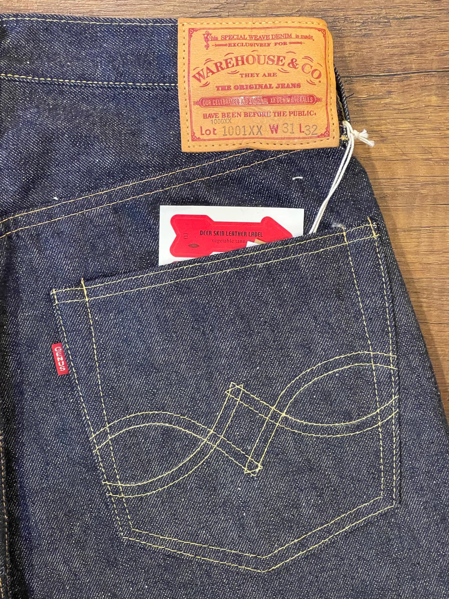 Warehouse & Co "Lot 1001XX - 1000XX" - 1947 Model Jeans - Raw Denim