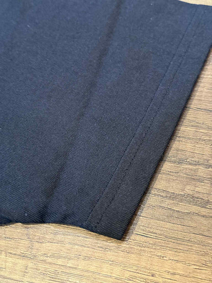 Denime Classic V-Gusset Crew Neck Tee - Black