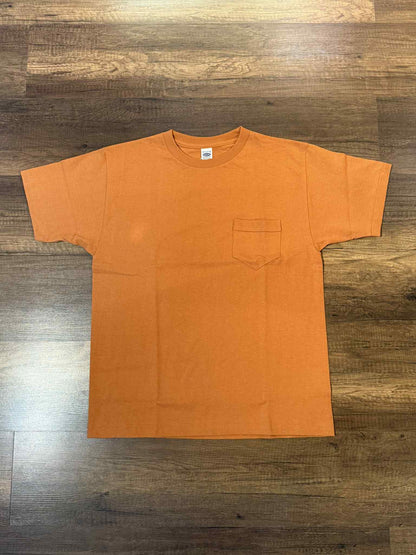 Denime Classic Pocket Crew Neck Tee - Brick