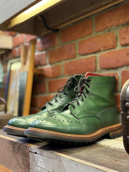 Tricker's X BAPE Classic Brogue Stow Country Boots - PRELOVED