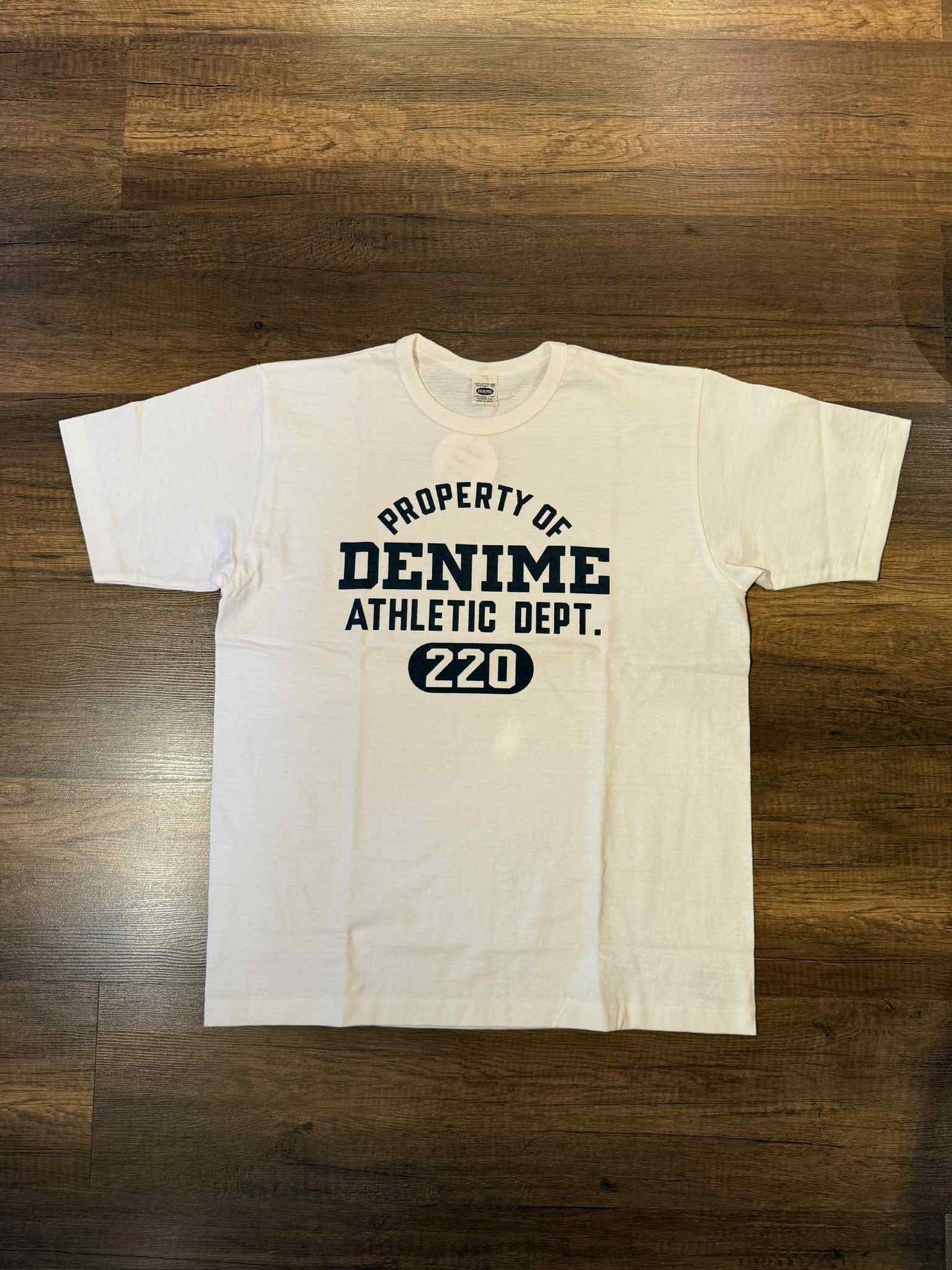 Denime "Athletic Dept" Tee - Off White