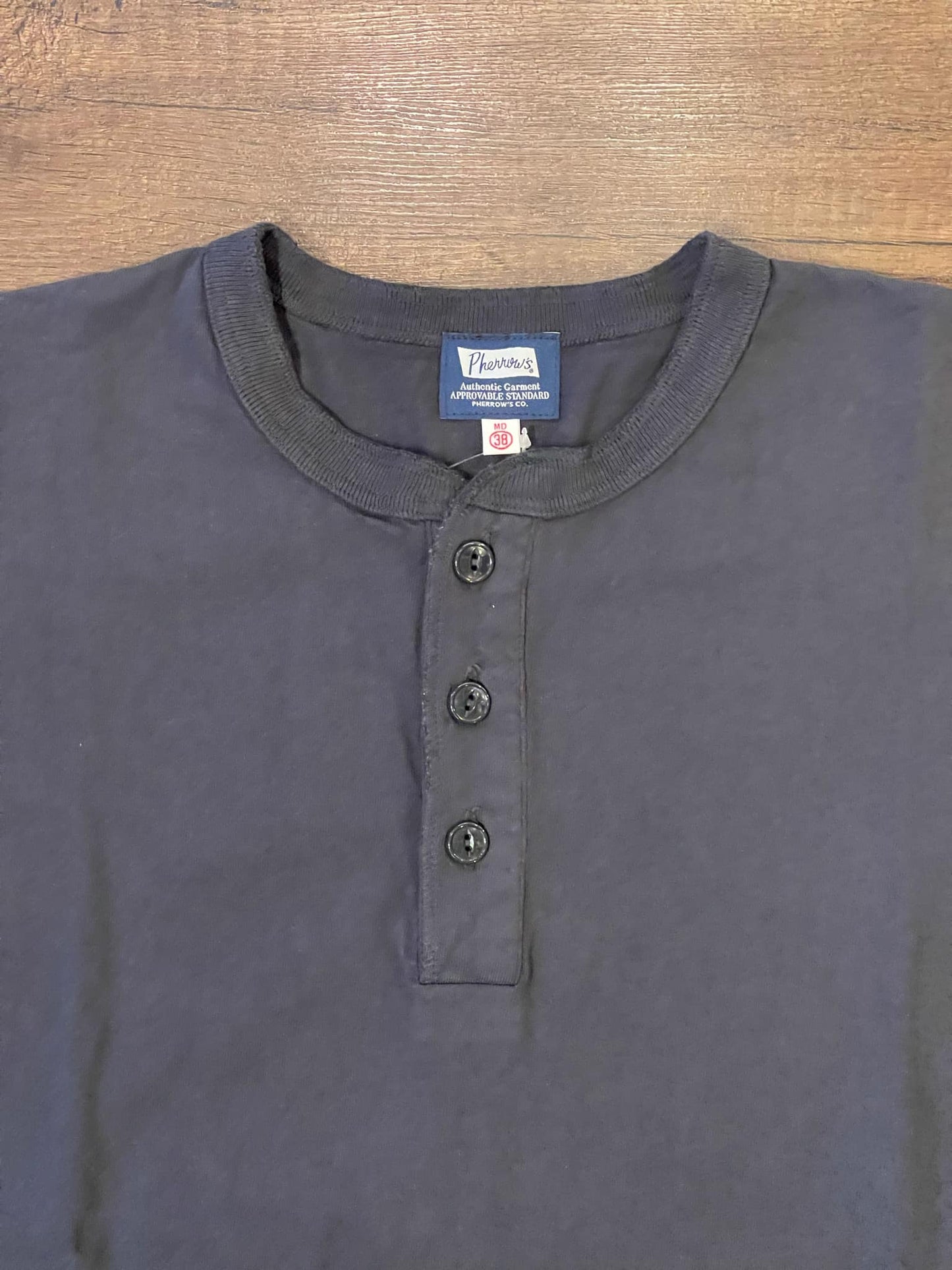 Pherrow's Classic Henley Tee - Black