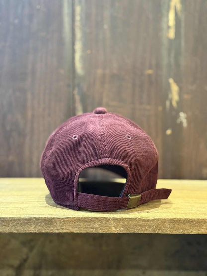 Studio D'Artisan Corduroy Cap - Burgundy