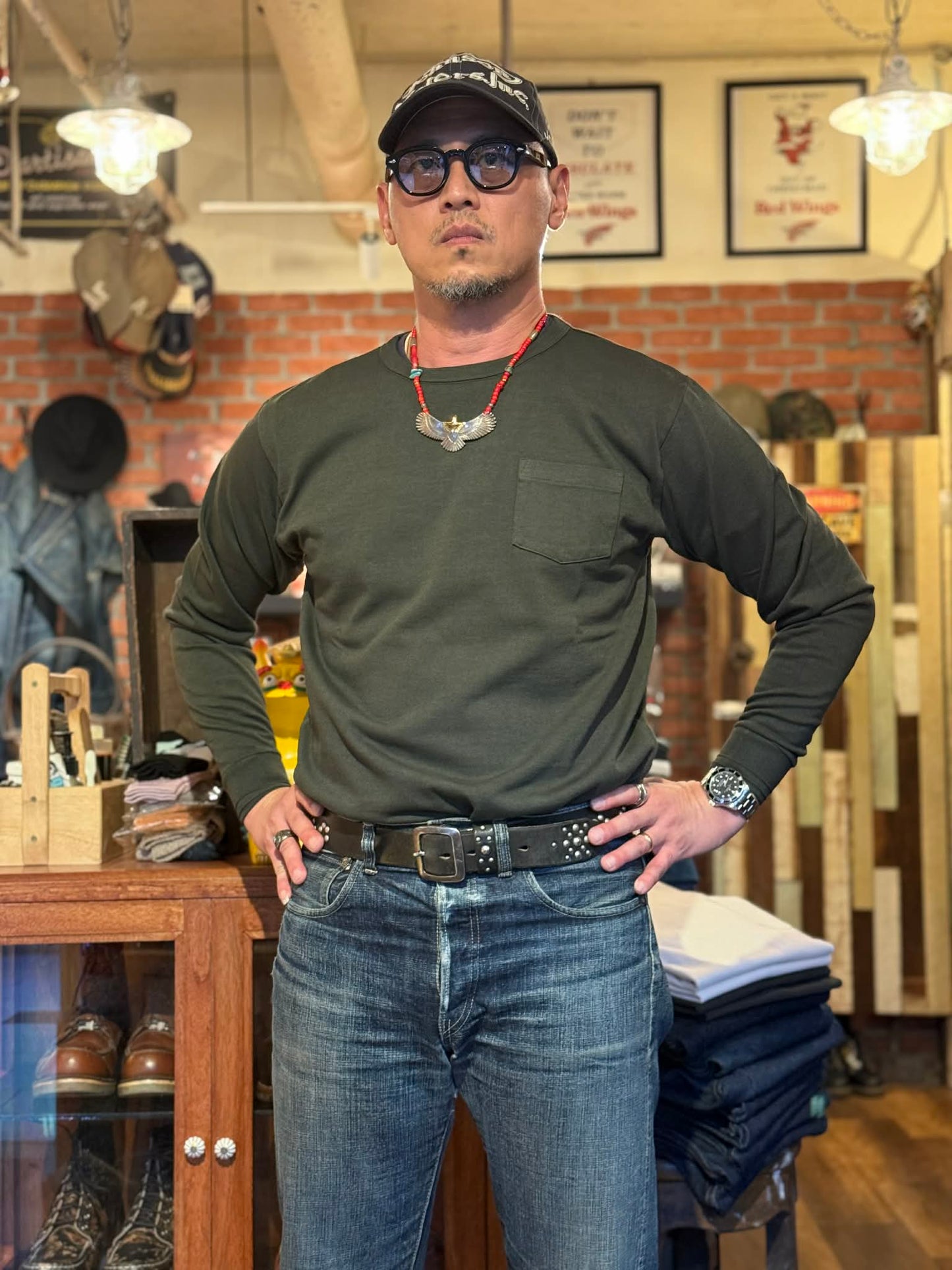 Trophy Clothing "Wing Logo" L/S Tee - Gun Black