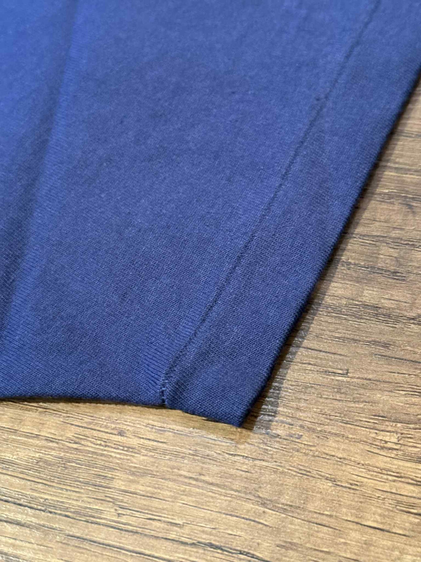 Denime Classic Pocket Crew Neck Tee - Navy