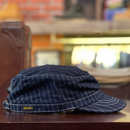 Pherrow's Classic Work Cap - Indigo Wabash