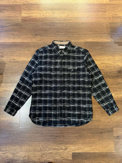 Trophy Clothing "Machine Age" Check L/S Shirt - Black