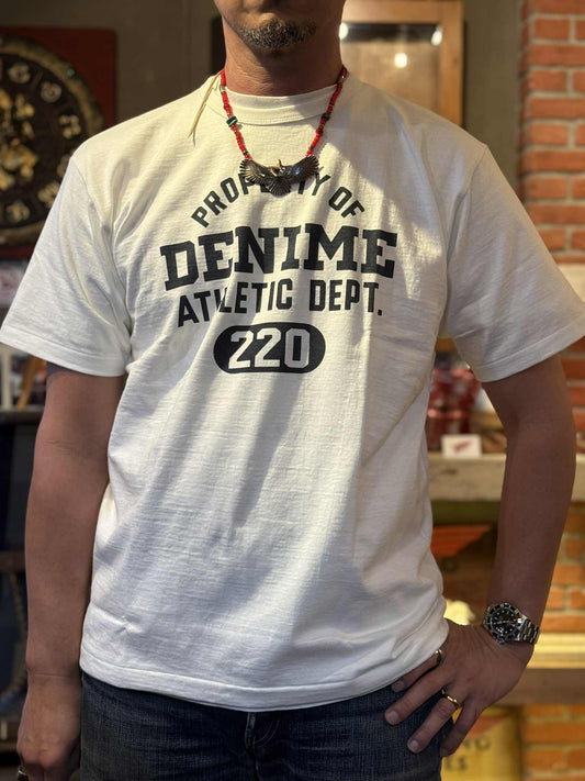 Denime "Athletic Dept" Tee - Off White