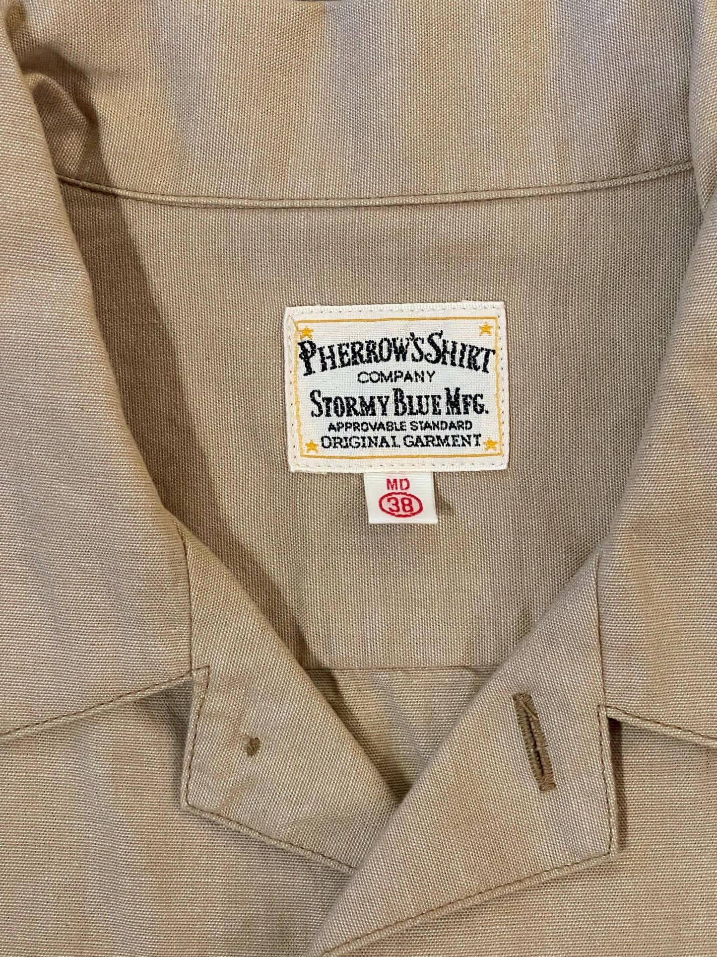 Pherrow's "Hello Motor" Short Sleeve Garage Work Shirt
