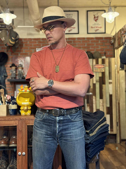 Warehouse & Co Lot 4601 Crew Neck Tee - Salmon