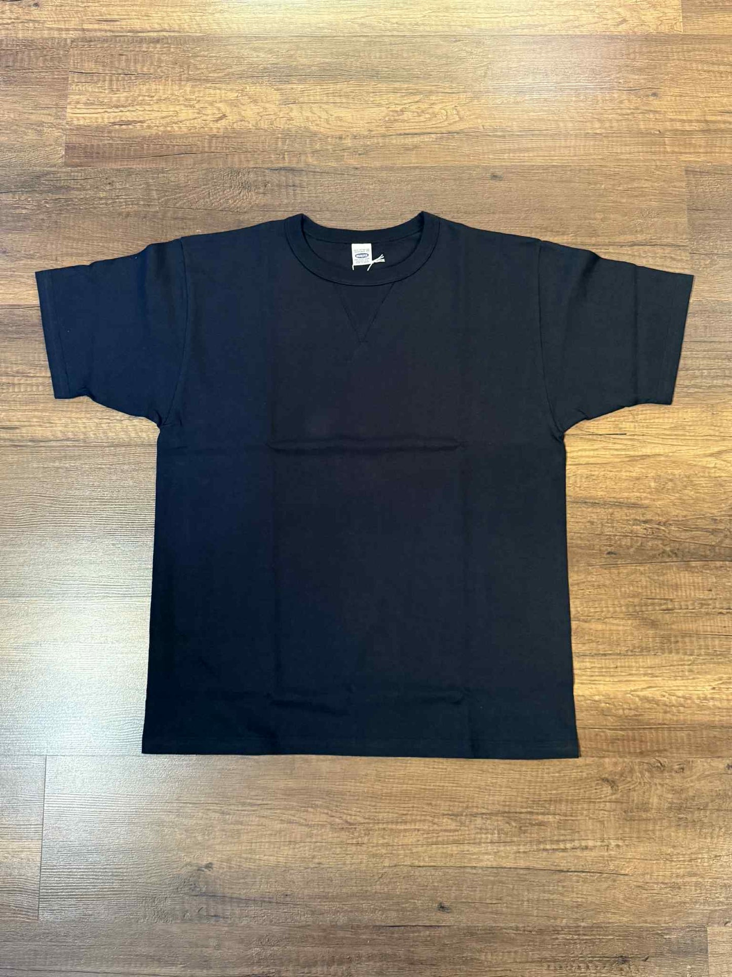 Denime Classic V-Gusset Crew Neck Tee - Black