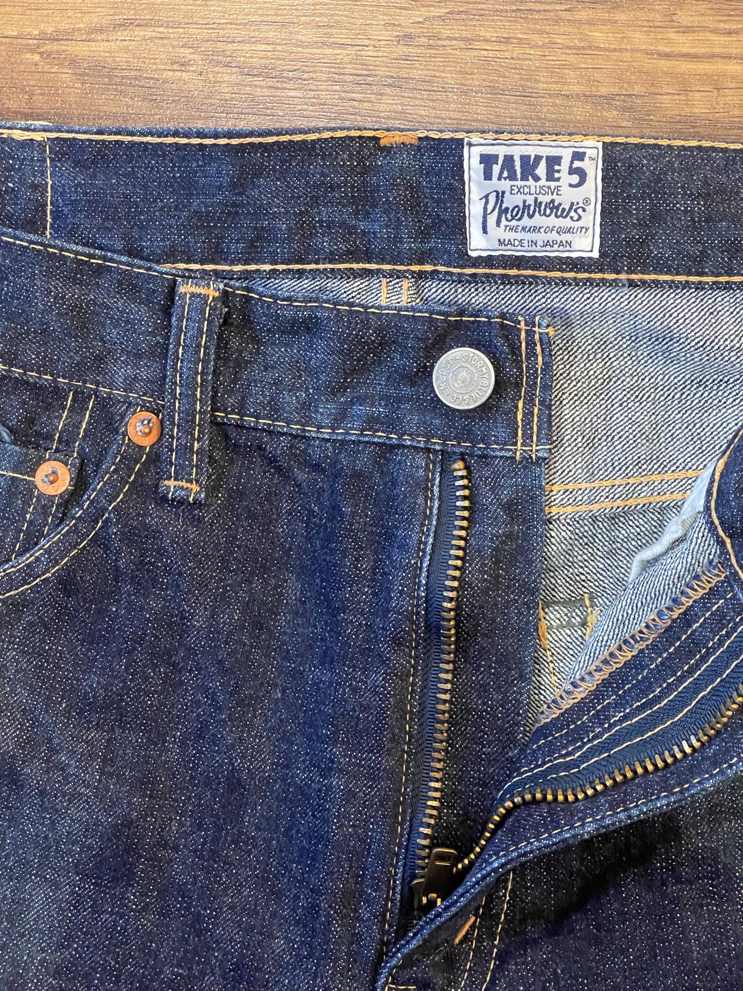 Pherrow's x Take5 "Digo" Boot Cut Jeans