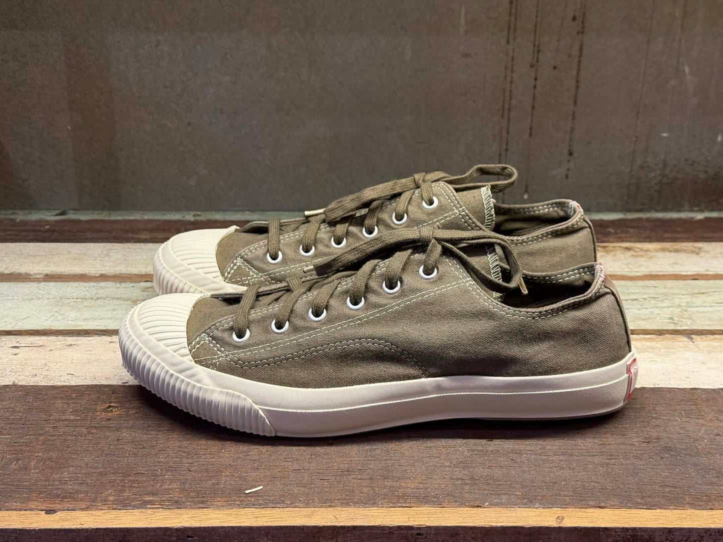 PRAS SHELLCAP IRO Series - LOW / Khaki x Off White