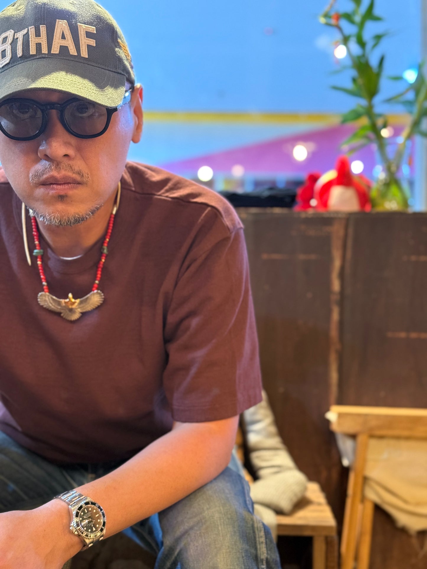 Dubble Works Classic Heavyweight Tee - Bordeaux