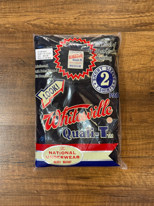 Whitesville 2 Pack T-Shirt - Black