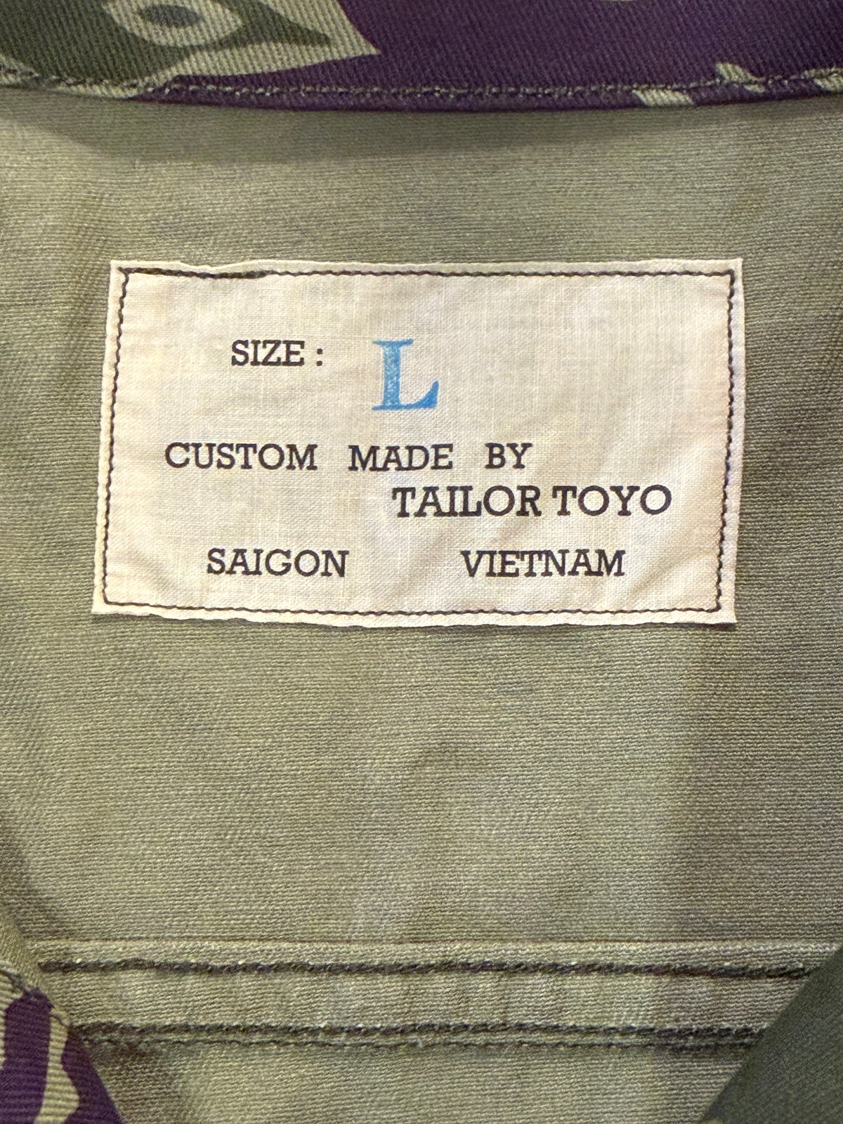 Tailor Toyo "Tiger Camouflage Vietnam" Tour Jacket