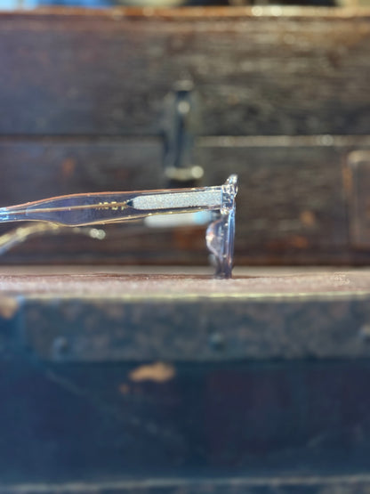 Studio D'Artisan "Boston" Sunglasses - Clear