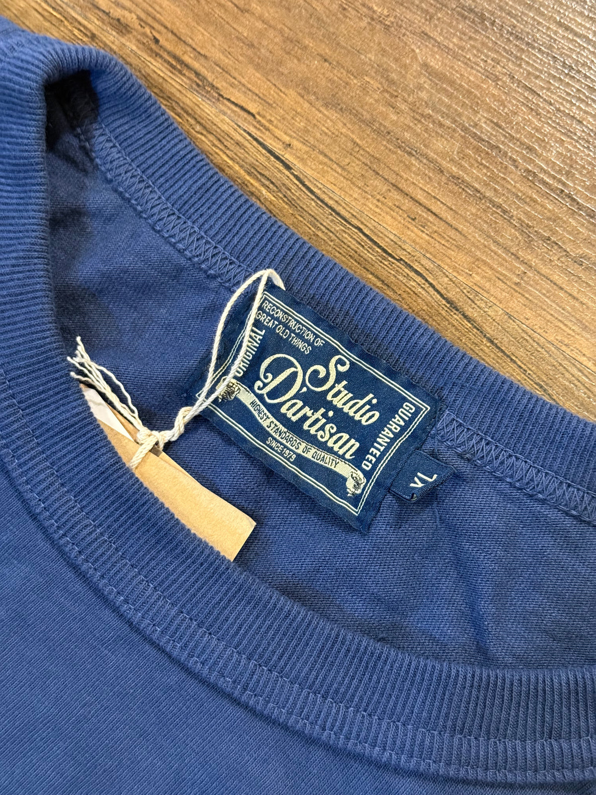 Studio D'Artisan Lot 8204 Ishikawadai Tee - Navy