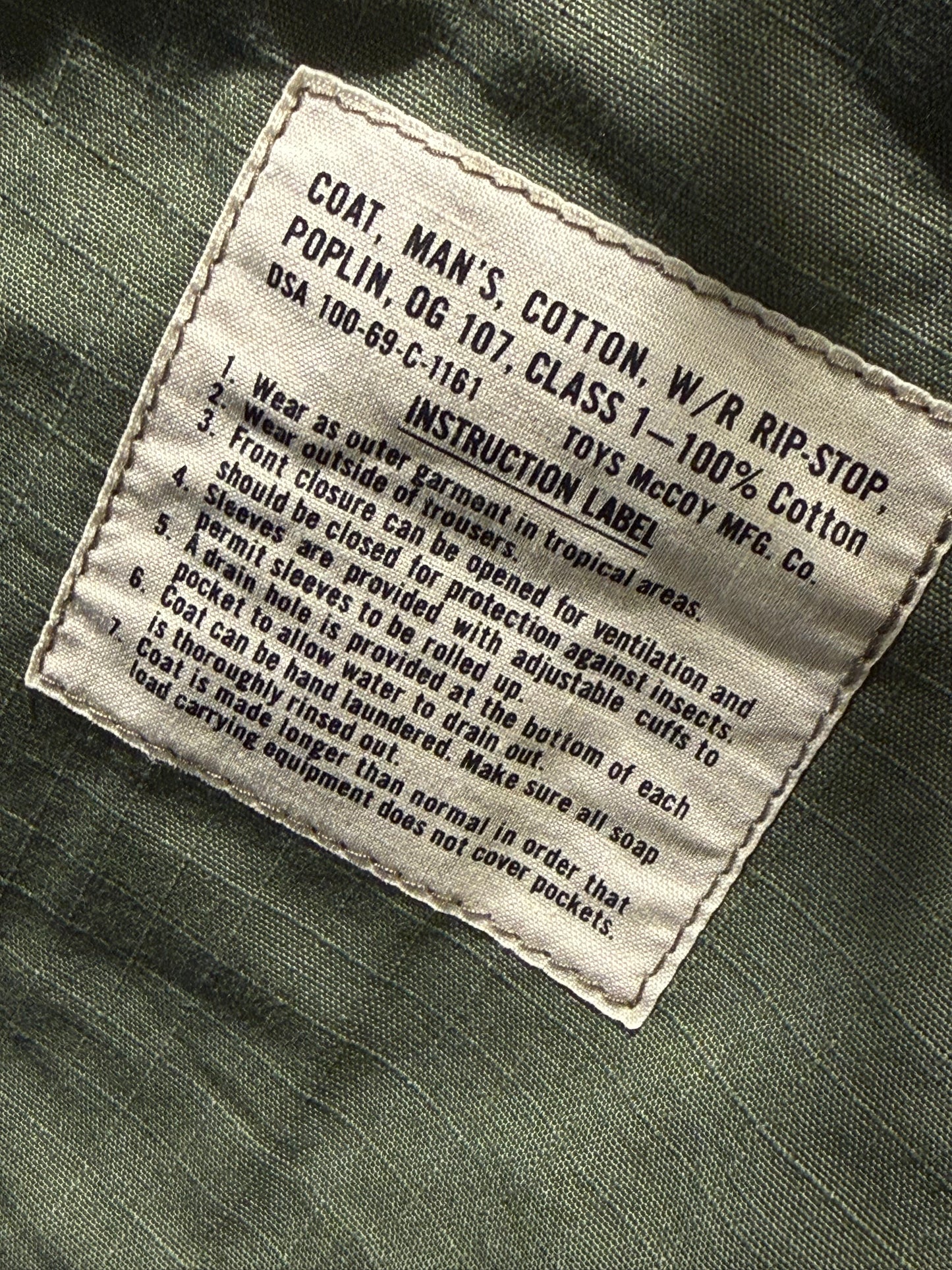 Toys McCoy "Rip Stop" Jungle Fatigue Jacket