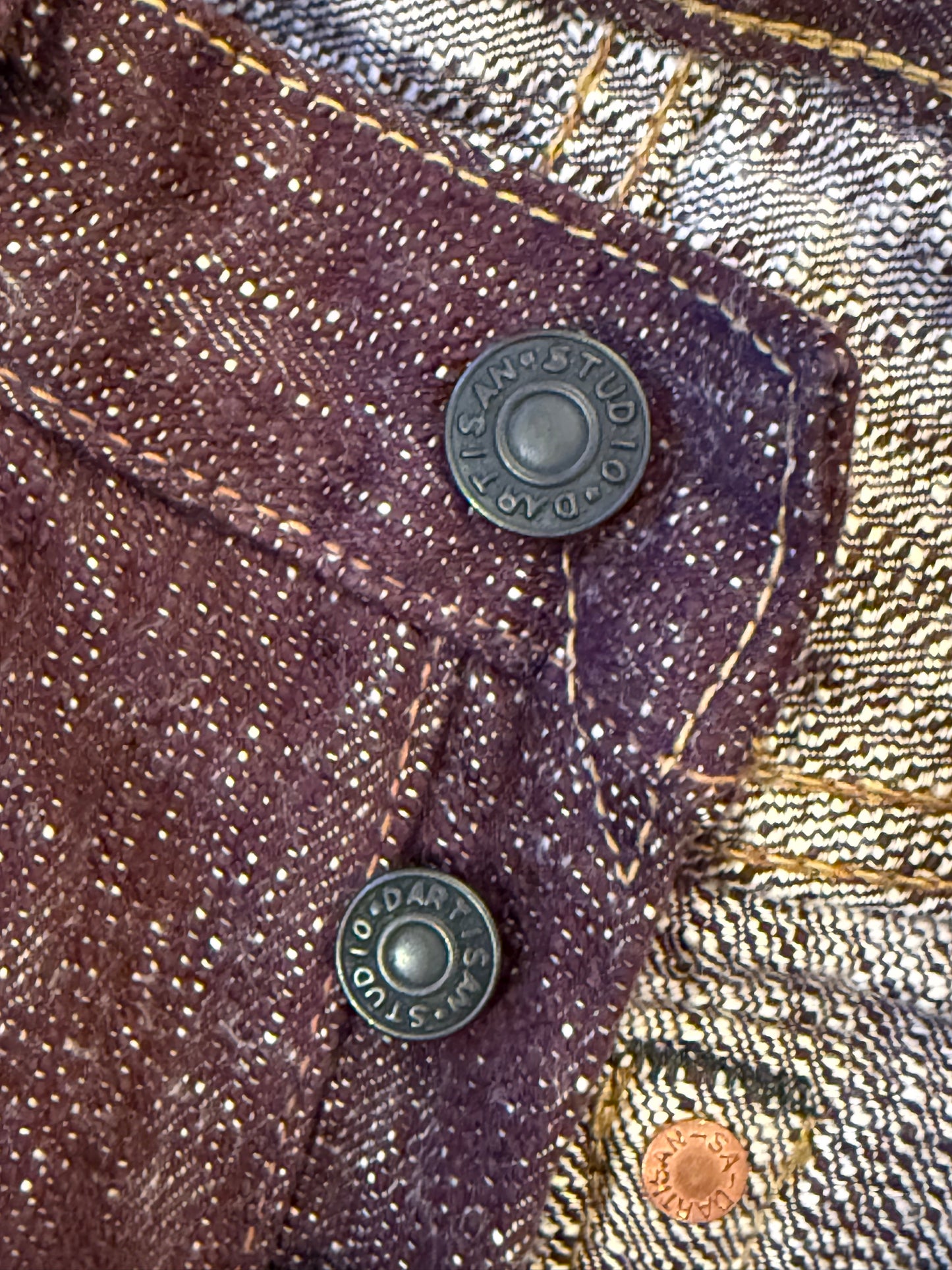 Studio D'Artisan "Futa-AI" ( 二藍 ) Jeans