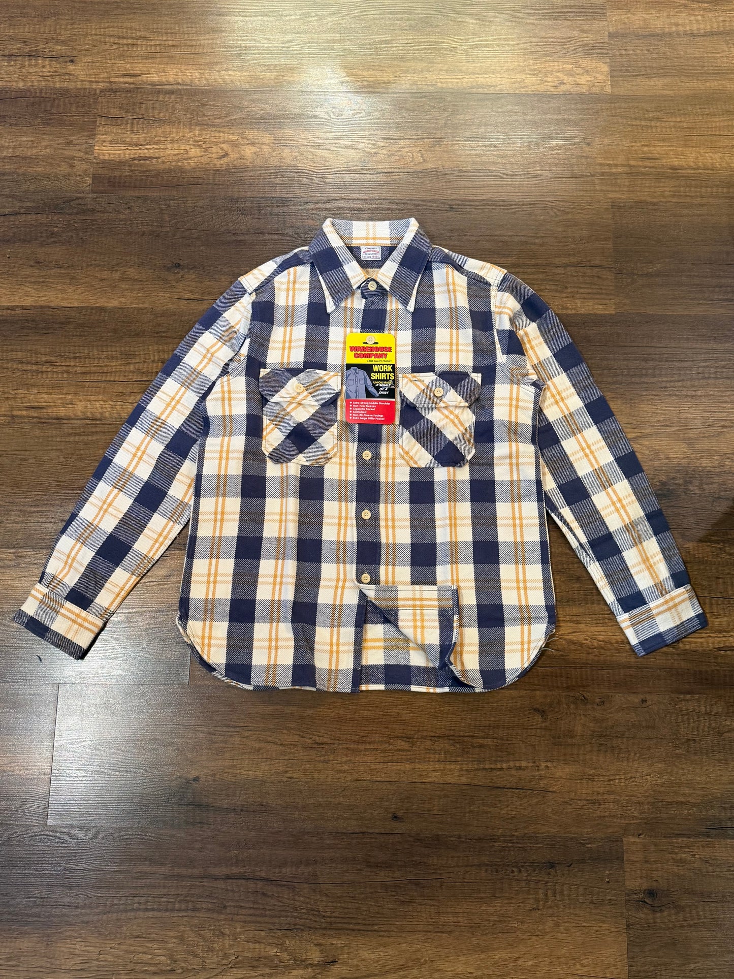 Warehouse & Co Flannel Shirt - Navy