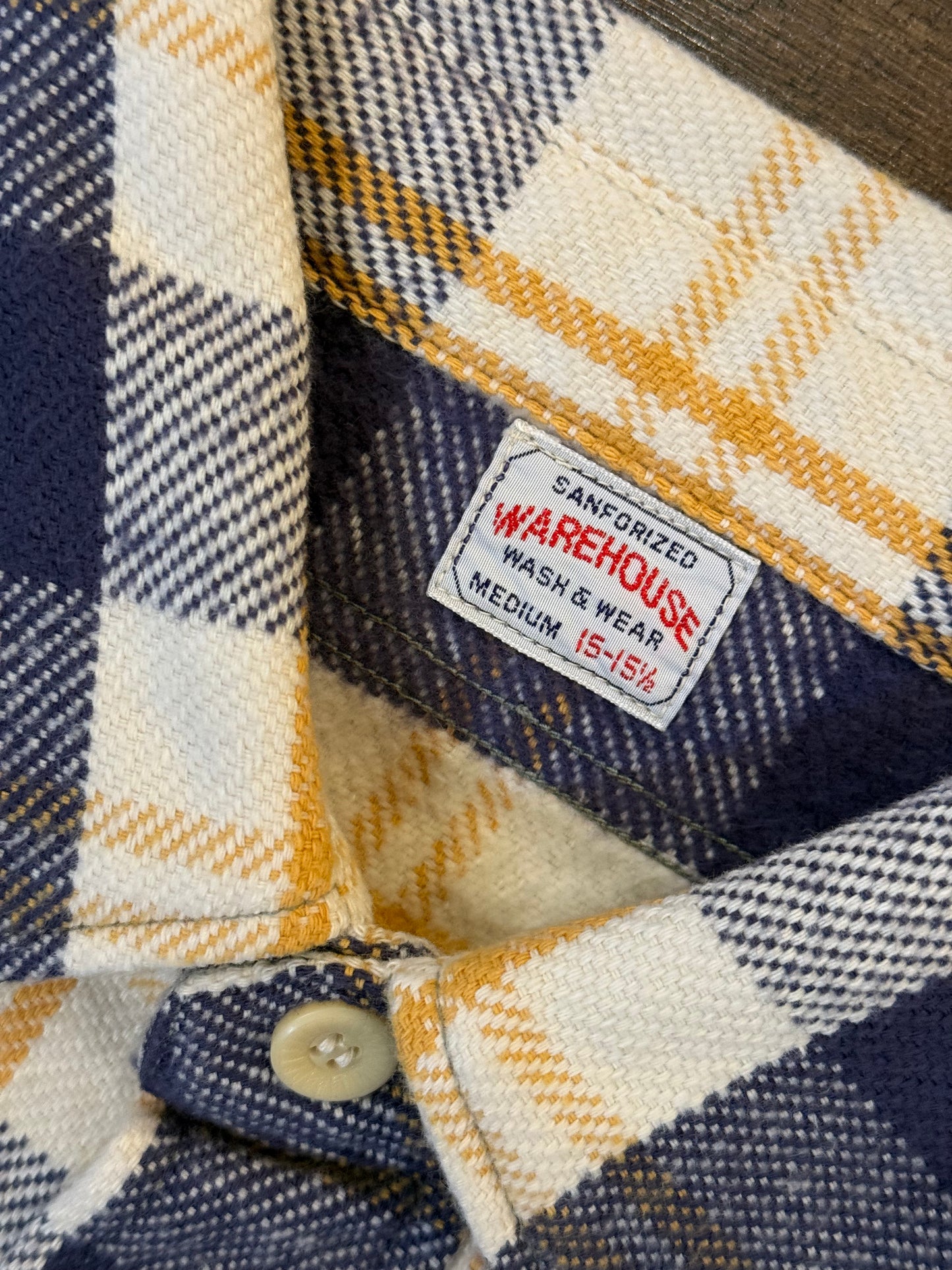 Warehouse & Co Flannel Shirt - Navy